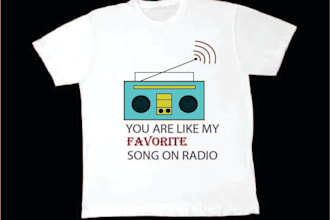 make an unique t shirt design