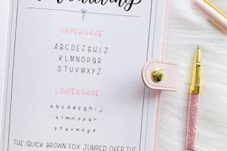 handwrite anything for you in english