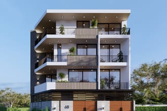 draw and render 3d exterior for your house