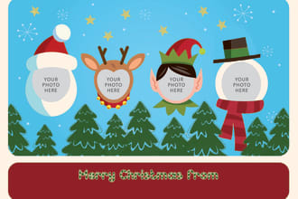 design a very merry christmas card for you