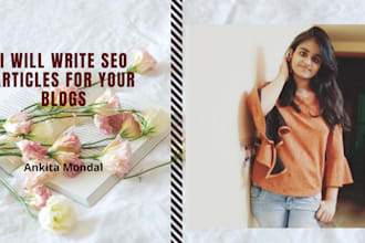 write SEO articles on any niche for your blogs