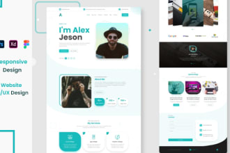do modern website ui ux design, mobile app ui ux design