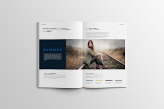 do a creative magazine design