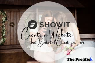 design, redesign or repair showit website