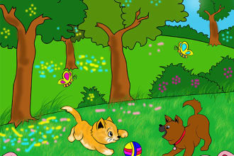 design child book as children picture book illustrator