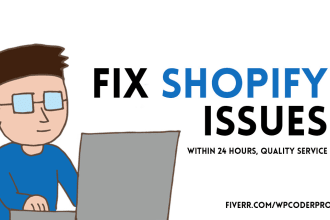 do expert shopify custom coding, bug fix and customization