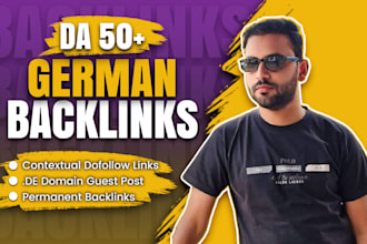 do SEO backlinks through german guest posts high da german link building
