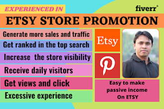do etsy store promotion to get etsy sales