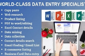 be your virtual assistant for admin tasks and web research