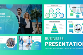 create business powerpoint presentation , google slides in 24 hrs