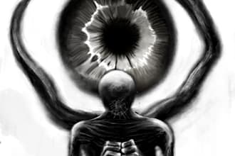 draw surreal horror art