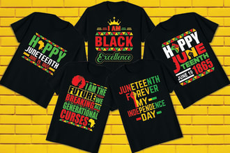 do custom african american character t shirt and black history t shirt design