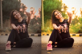 enhance image and color balance, retouch, color correct