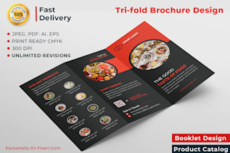 do the professional tri fold, brochure, flyer design in 10 hours
