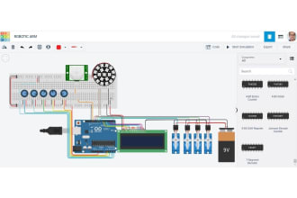 do your arduino simulation on tinkercad