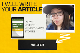 write a gripping article
