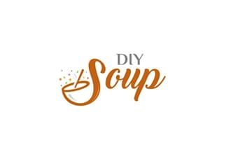 design food, drink and cafe logo with creative thinking