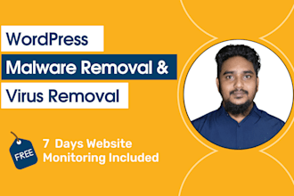 provide wordpress malware removal, clean malware, virus removal service