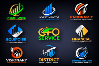 do unique financial insurance and accounting logo