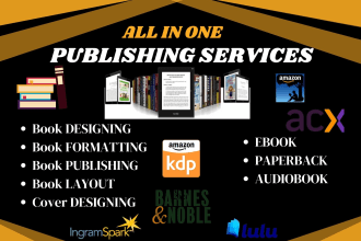 format, publish book on amazon kindle kdp,  other sites