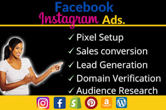 setup and manage your facebook and instagram ads campaign