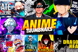 make an attractive anime thumbnail for your youtube video