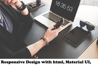do responsive web design with HTML CSS, bulma, and tailwind CSS