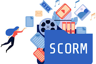 create scorm elearning course