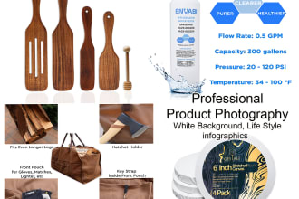 do professional product photography for amazon, lifestyle, infographics