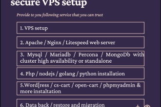 setup vps server on any provider for any purpose