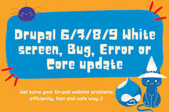 troubleshoot on your drupal website any issue, error or bug