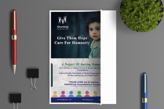 minimal elegant corporate modern flyer design