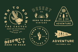 create outdoor vintage graphic design for tshirt and logo