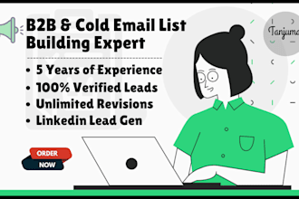 build b2b email lead list for any business industry