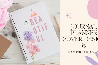design custom journals, planners, calendars, and book covers