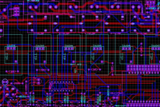 do pcb design and pcb layout with schematic