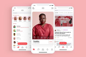 develop social chat app,social media app,social dating app
