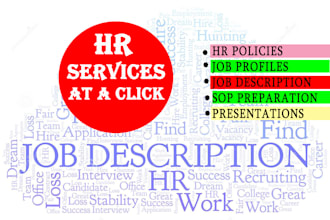 create unique and excellent job descriptions