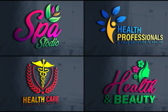 do health, fitness, beauty, nutrition, medical, yoga,meditation logo