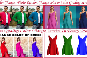 do color correction, color change,recolor photo in photoshop