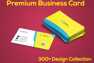 design professional printable business card for your brand