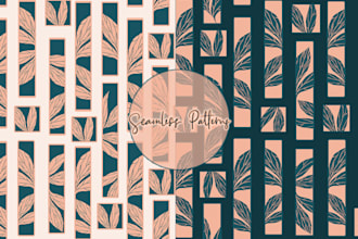 Big Deals!  design floral seamless patterns and textile prints