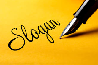 create an awesome slogan or tagline for your company