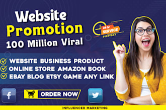 do targeted promotion for your website business amazon book game or product