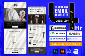 easily create jpg, pdf, png, ai, PSD to mobile friendly HTML email template