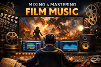 professionally mix and master your cinematic track