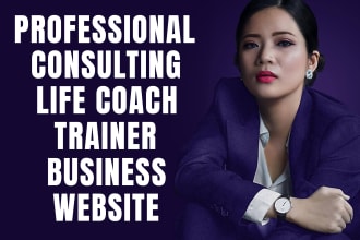 build consulting, life coaching website with booking system