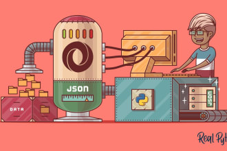 do data extraction, csv, json, xml, xls using python script