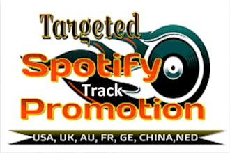 put your spotify track on organic spotify promotion