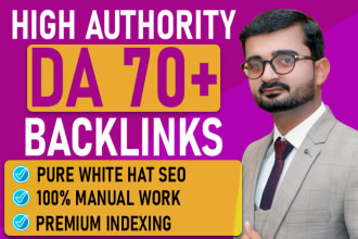 do high authority SEO dofollow backlinks manually
